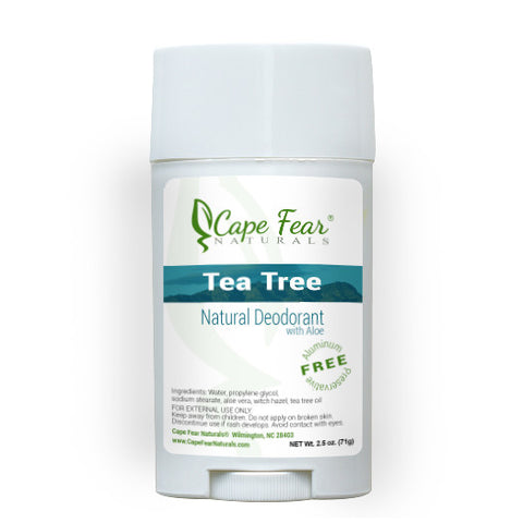 Natural Deodorant - Tea Tree - Cape Fear Naturals, LLC