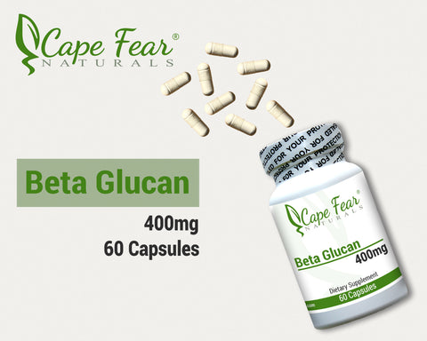Beta Glucan. 400mg. 60 capsules. 
