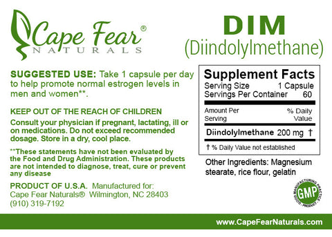 2 DIM and 2 Flax Oil Combo Deal- Save $5! - Cape Fear Naturals, LLC