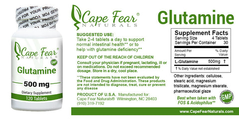 Glutamine - Cape Fear Naturals, LLC