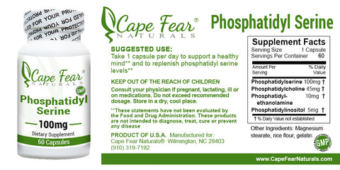 Phosphatidyl Serine - Cape Fear Naturals, LLC