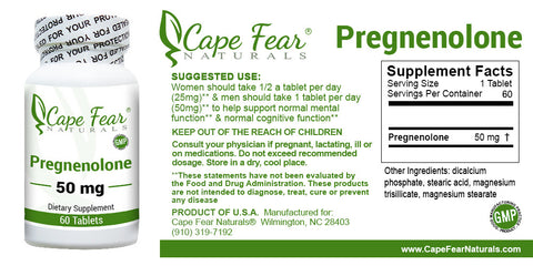 Pregnenolone - Cape Fear Naturals, LLC