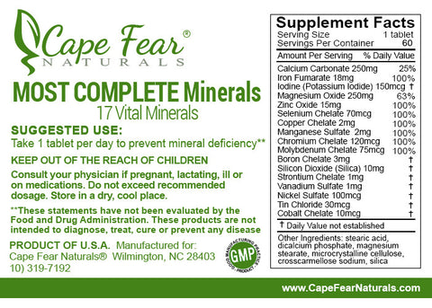 Supplement Package: For Everyone Under the Age of 40 - Cape Fear Naturals, LLC