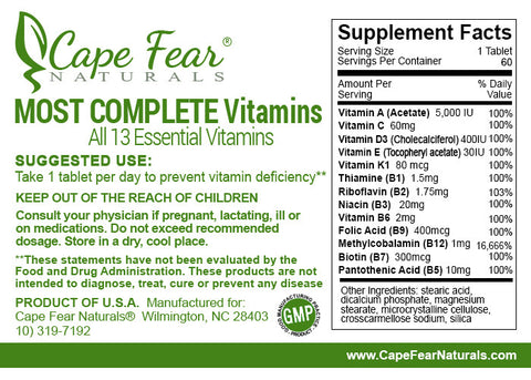 Supplement Package: For Everyone Under the Age of 40 - Cape Fear Naturals, LLC