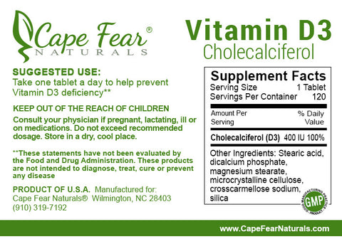 Supplement Package: For Everyone Under the Age of 40 - Cape Fear Naturals, LLC