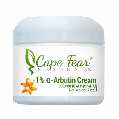 1% α-Arbutin Cream - Cape Fear Naturals, LLC