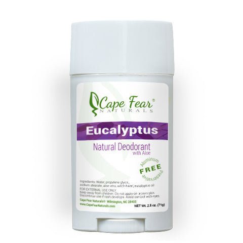 Natural Deodorant – Eucalyptus - Cape Fear Naturals, LLC