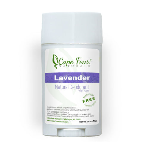 Natural Deodorant - Lavender - Cape Fear Naturals, LLC